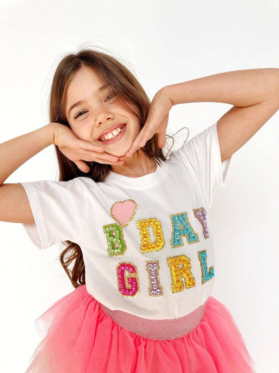 Lola + The Boys Tops Birthday Girl Gem T-Shirt