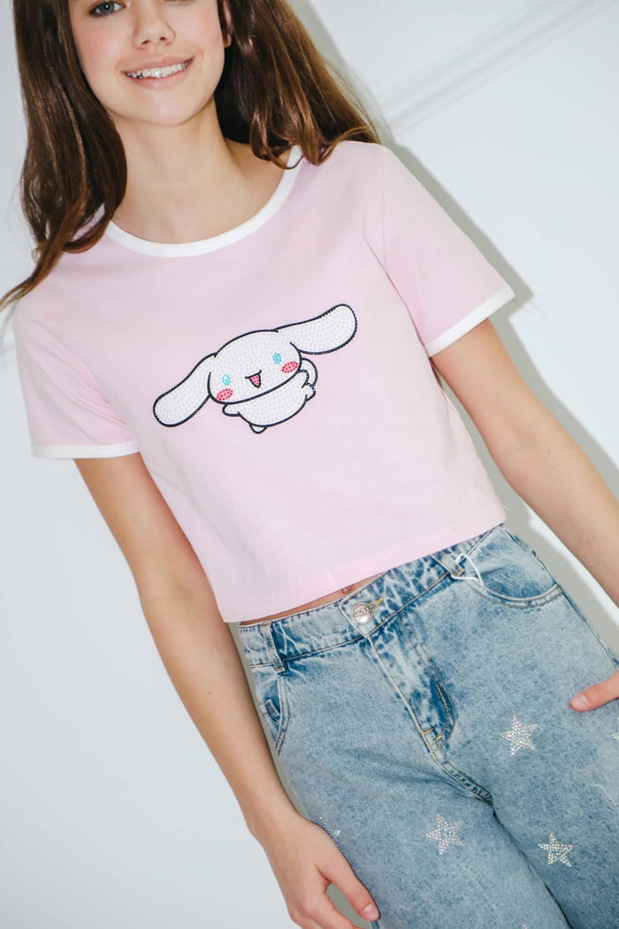 lola-hellokitty Tops XS Blinged Cinnamoroll™ Tee – Teen/Women