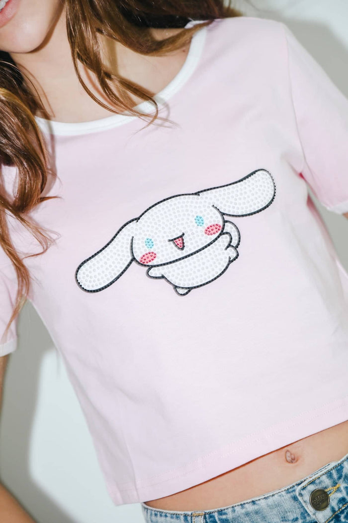 lola-hellokitty Tops Blinged Cinnamoroll™ Tee – Teen/Women
