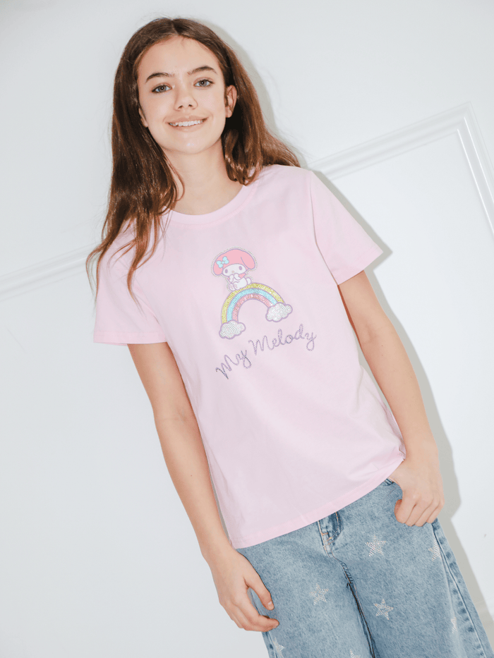 lola-hellokitty Tops Blinged Cinnamoroll™ Tee – Teen/Women