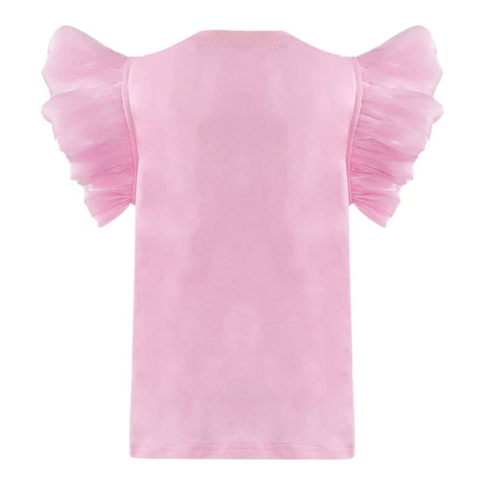 Lola + The Boys Tops Blinged Hello Kitty Ruffle Tee