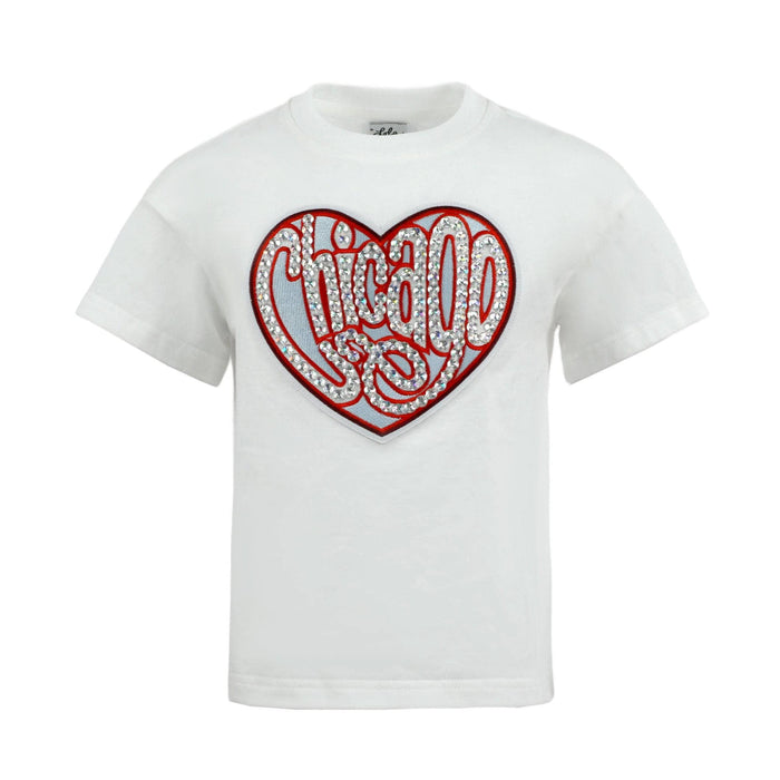 exclude-new-arriv Tops 2 Chicago Sparkle Heart T-shirt
