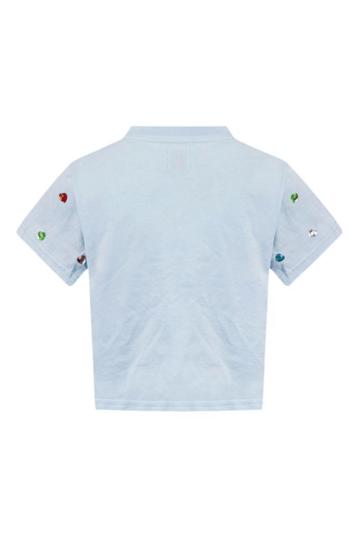 Lola + The Boys Tops Confetti Gem Crop T-shirt