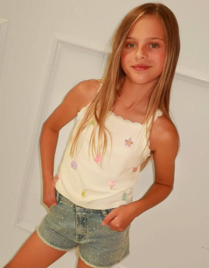 Lola + The Boys Tops Cutie Charm Tank Top