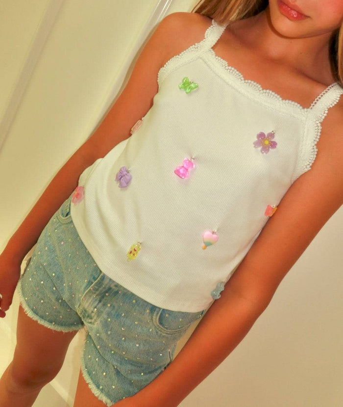 Lola + The Boys Tops Cutie Charm Tank Top