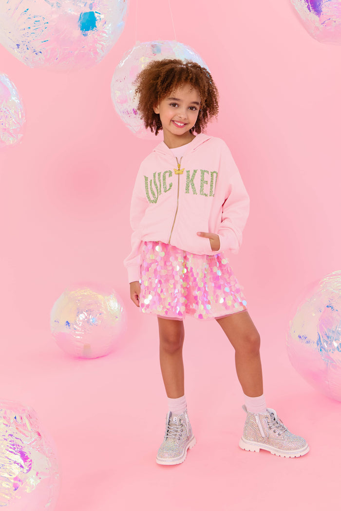 lola-wicked-collab Tops Glinda’s Crystal Zip Hoodie