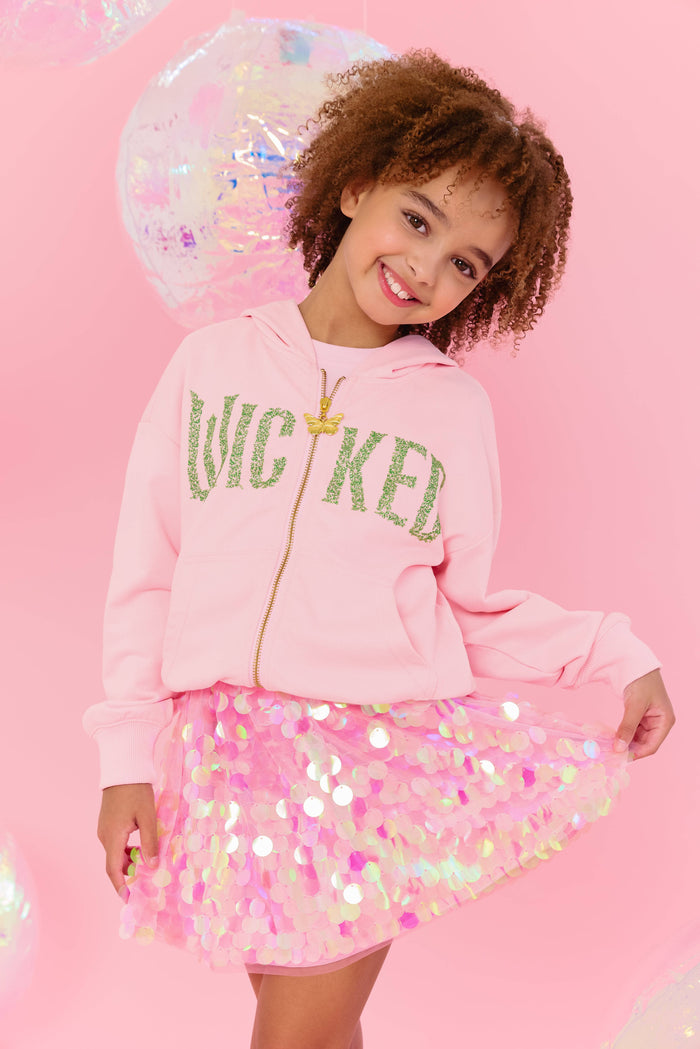 lola-wicked-collab Tops Glinda’s Crystal Zip Hoodie