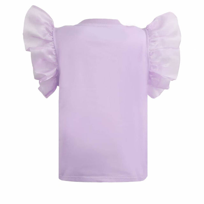 Lola + The Boys Tops Good Vibes Gem Ruffle Shirt