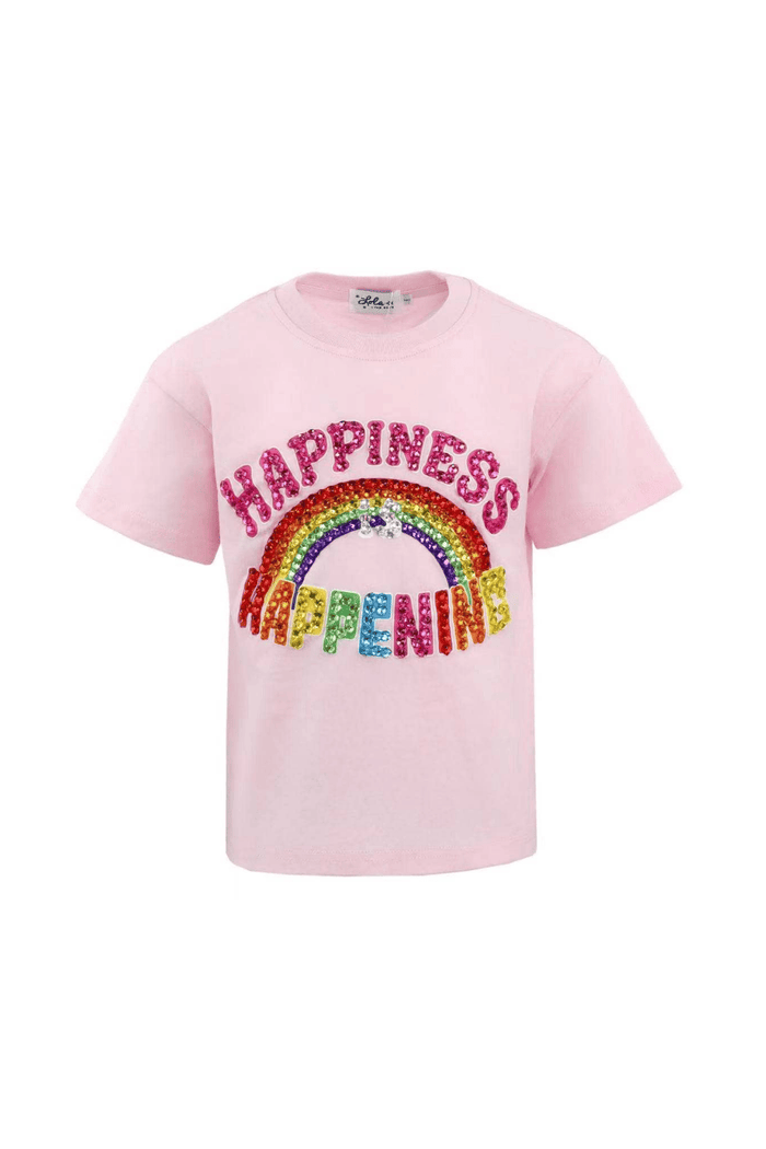 Lola + The Boys Tops Happiness is Happening T-shirt