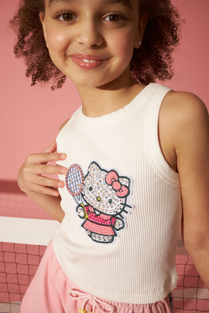 Lola + The Boys Tops 2 Hello Kitty® Tennis Star Tank