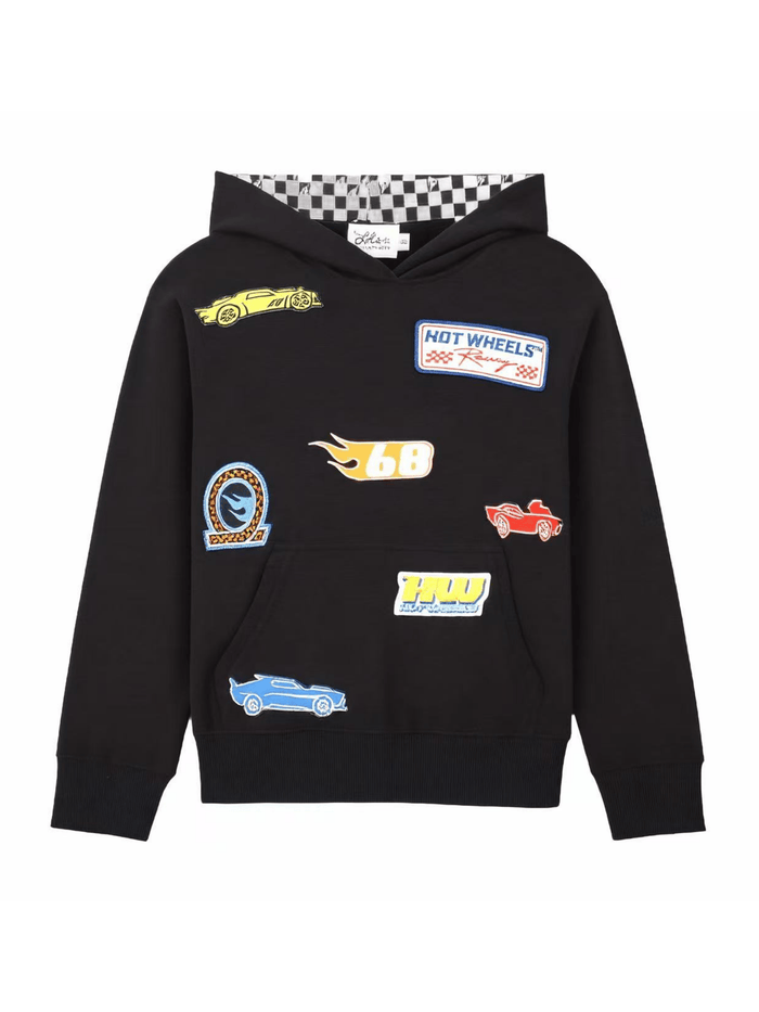 Lola + The Boys Tops Hot Wheels™ Patch Hoodie