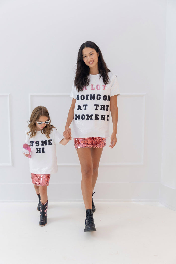 exclude-new-arriv Tops It’s me, Hi Sequin Shirt