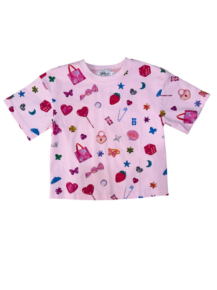 Lola + The Boys Tops 6 Jelly Doodle Tee