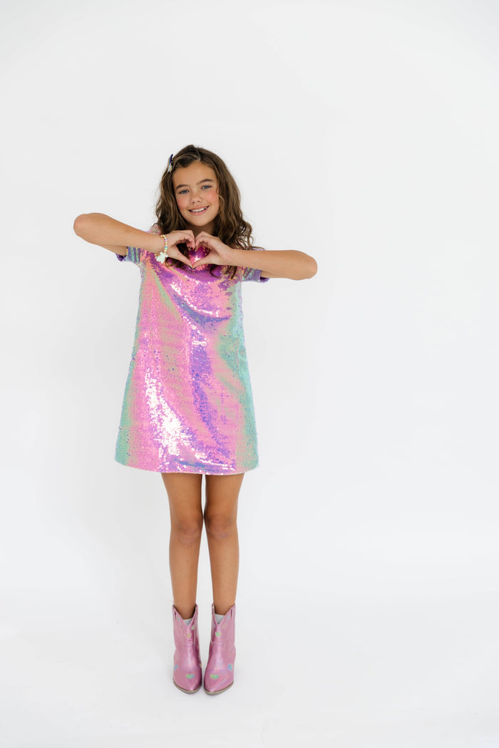 Lola + The Boys Haze Sequin Dress in Purple at Nordstrom, Size 12 Lola + The Boys Haze Sequin Dress in Purple at Nordstrom, Size 12