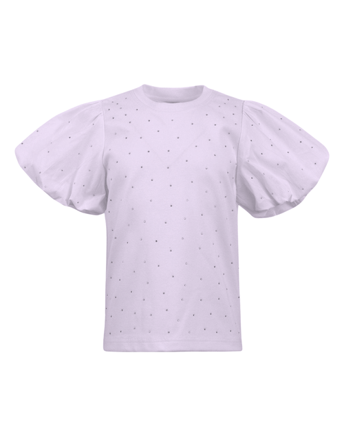 Lola + The Boys Tops Lavender Sparkle Princess Ruffle T-shirt