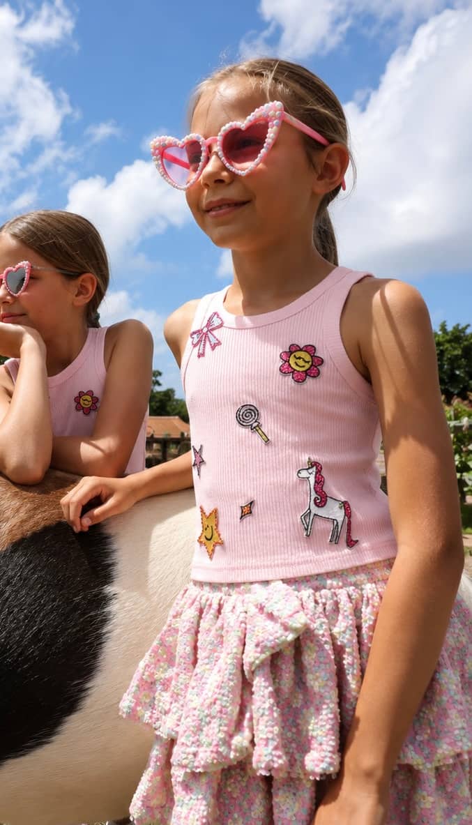 Lola + The Boys Tops Magic Patch Tank