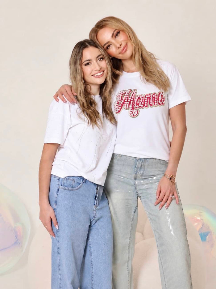 exclude-new-arriv Tops Mama Pearl T-shirt – Teen/Women