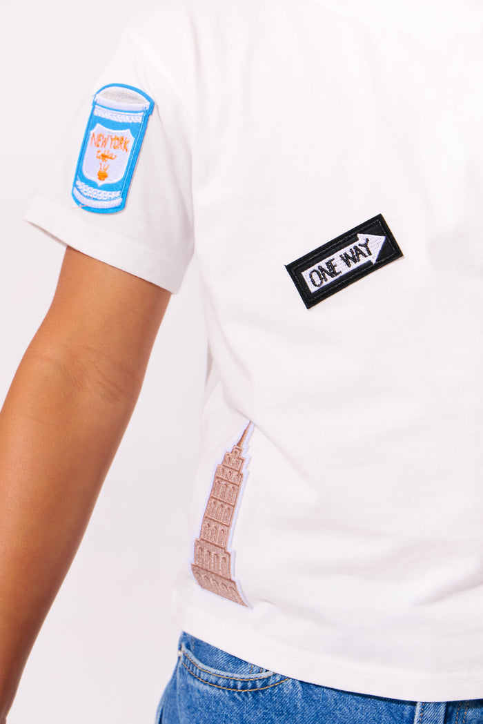 Lola + The Boys Tops NYC Patch Tshirt