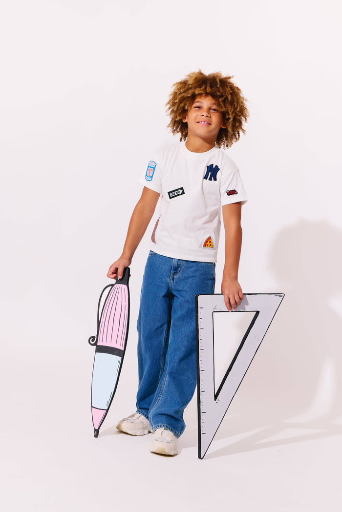 Lola + The Boys Tops NYC Patch Tshirt