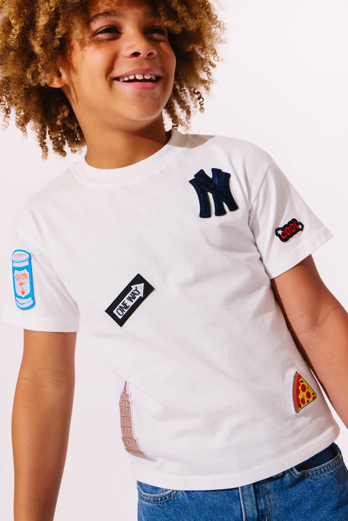 Lola + The Boys Tops NYC Patch Tshirt