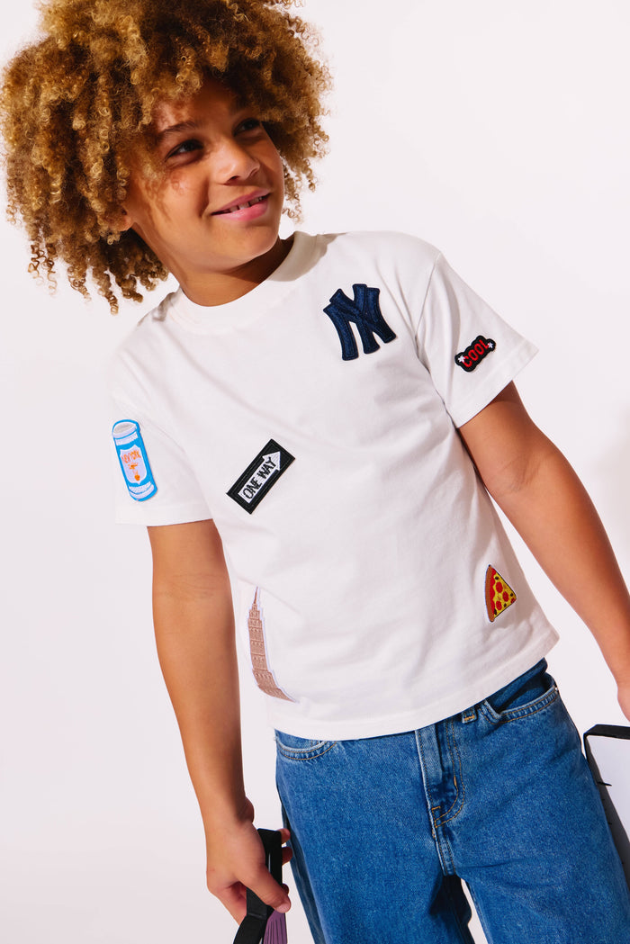 Lola + The Boys Tops NYC Patch Tshirt