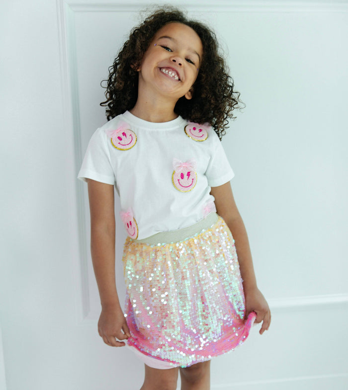 lola-new-arrival Tops 2 Pink Smiles T-shirt