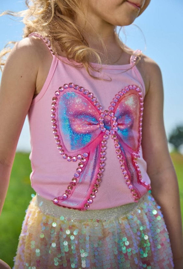 Lola + The Boys Tops Pretty in Bow Tank Top