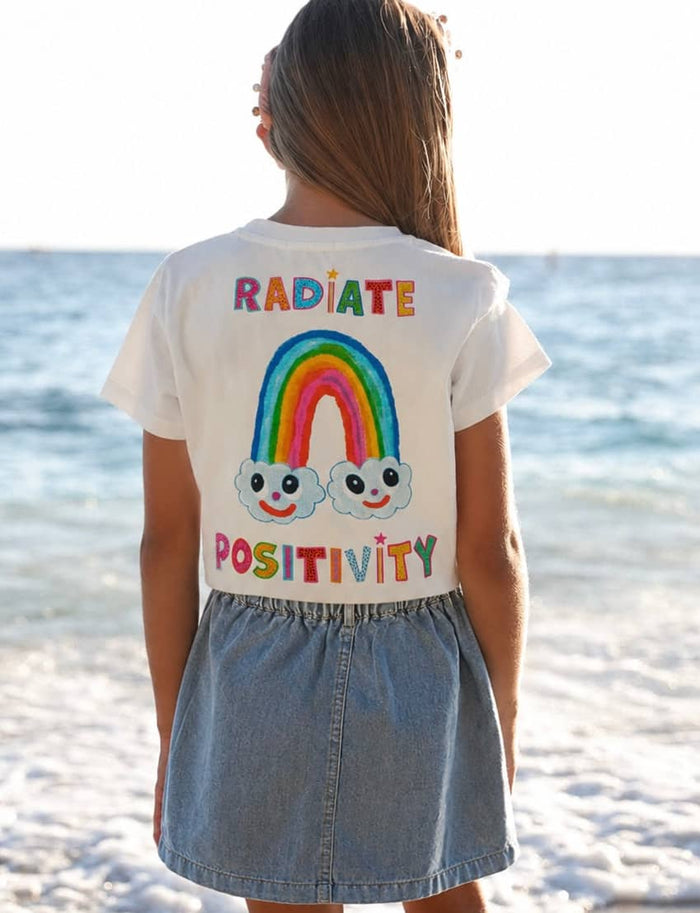 Lola and The Boys Tops Radiate Positivity T-shirt