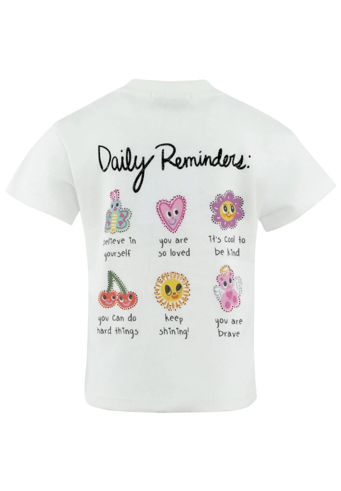 Lola + The Boys Tops Rainbow Daily Reminders T-shirt