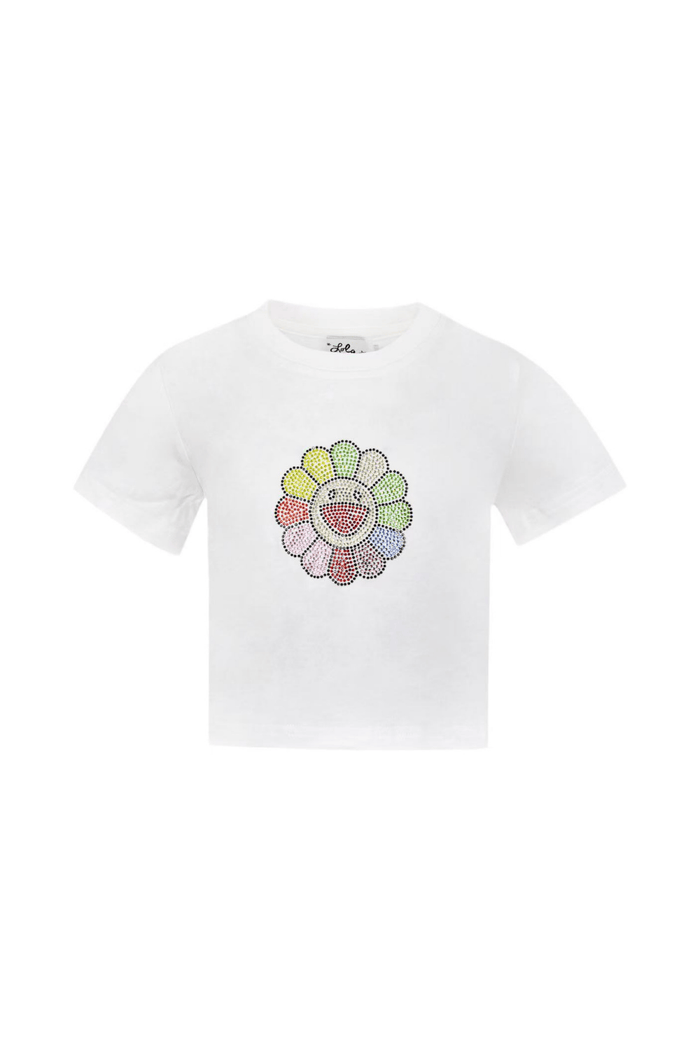 Lola-spring-25 Tops 4 Rainbow Daisy Sparkle T-shirt