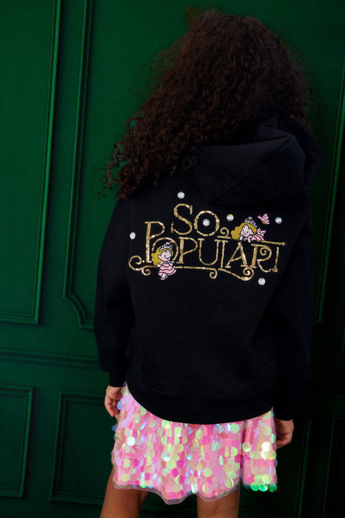 lola-wicked-collab Tops So Popular Hoodie Black