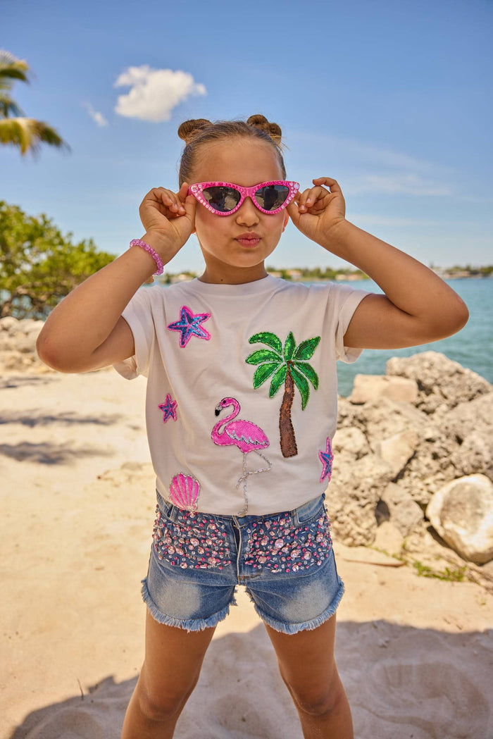 Lola and The Boys Tops Summer Icon T-shirt