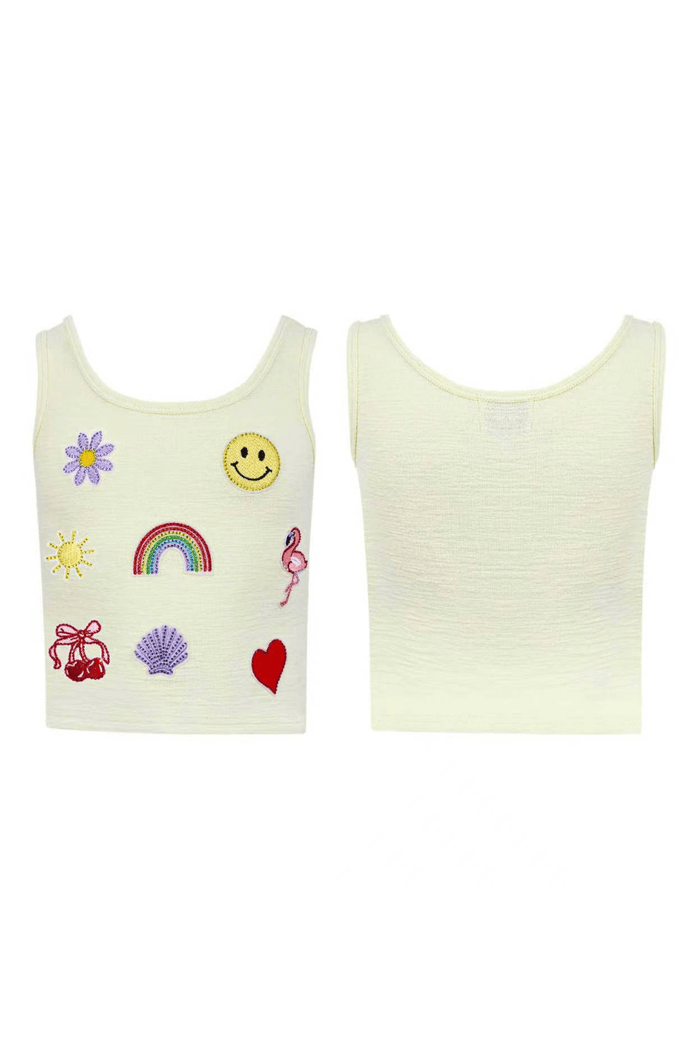 Lola + The Boys Tops Summer Patch Tank