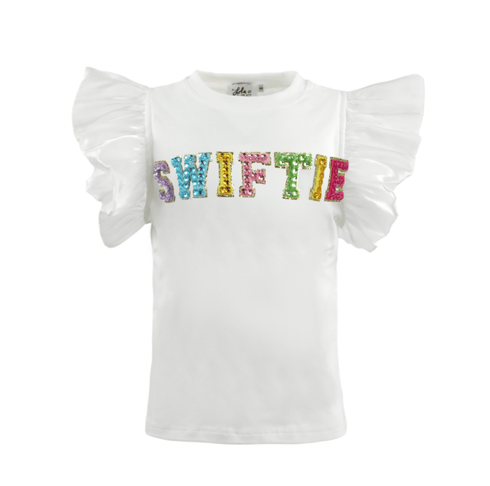 exclude-new-arriv Tops 2 Swiftie Gem Ruffle T-shirt