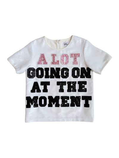 Lola + The Boys Tops Women's A Lot Going On Sequin T-shirt
