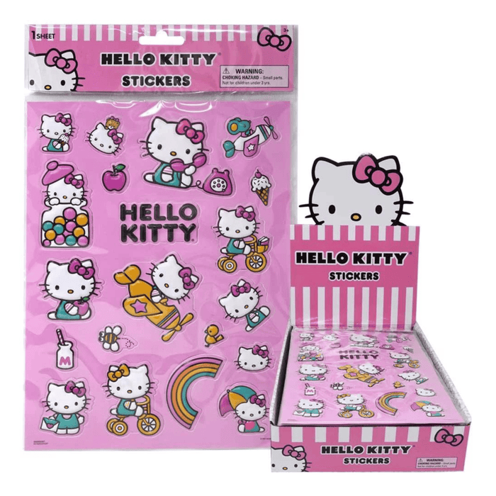 Lola + The Boys Toys Hello Kitty Raised Sticker Sheet