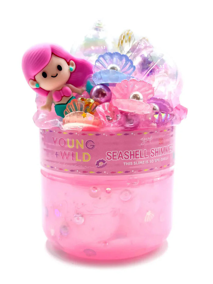 Young + Wild Toys Lola's Seashell Shimmer Slime