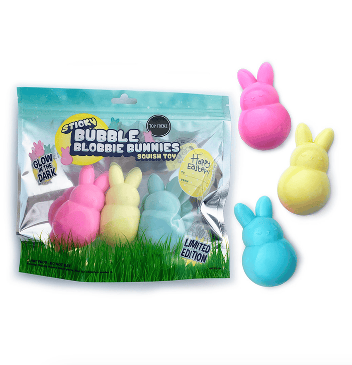 Lola + The Boys Toys Sticky Bubble Blobbie Bunnies Squish Toy
