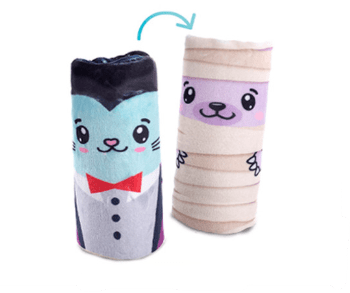 Top Trenz Toys Morty/Fang Two Flippin Cute Plush Water Wigglers Halloween