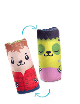 Top Trenz Toys Frank/Scott Two Flippin Cute Plush Water Wigglers Halloween