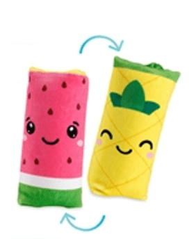 Top Trenz Watermelon / Pineapple Two Flippin' Cute - Plush Water Wigglers Toy