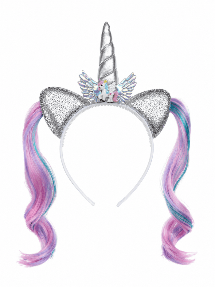 Lola + The Boys Unicorn Glitter Hair Headband