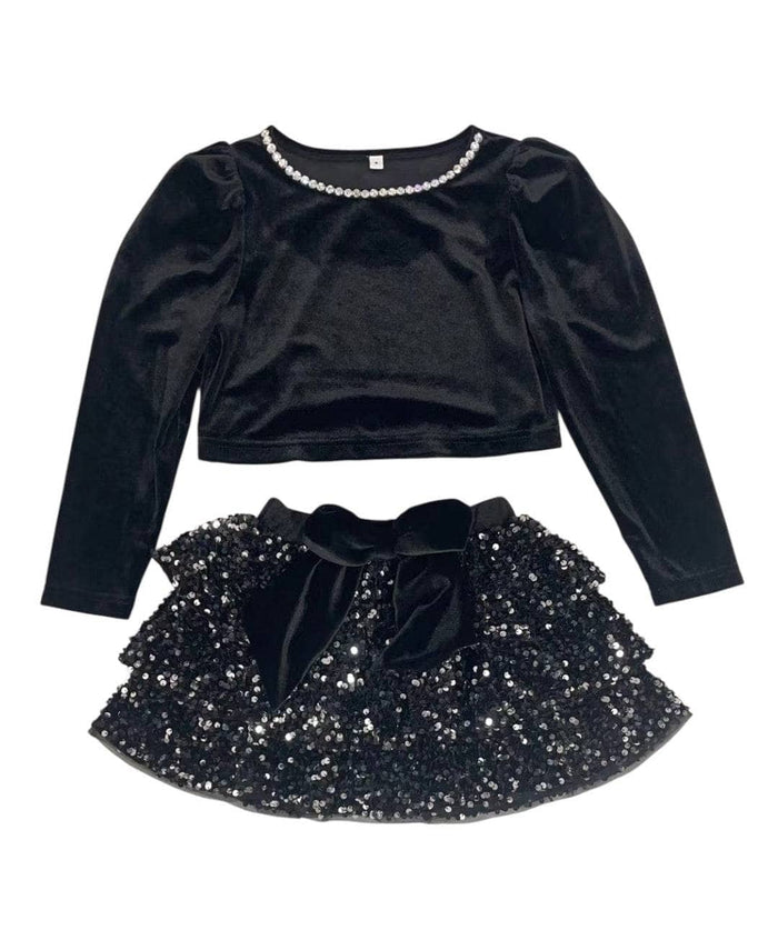 Lola + The Boys Velvet Bow Party Set