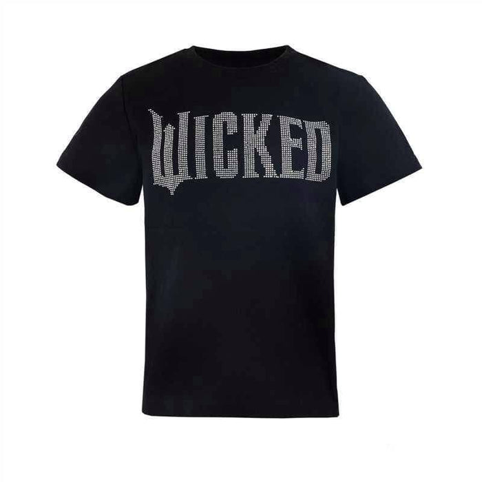 Lola + The Boys Wicked Crystal Tee Black