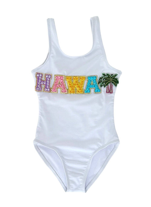 Lola + The Boys Small Women's Beads HAWAII Swimsuit
