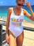 Women's Crystal VACAY MODE Swimsuit
