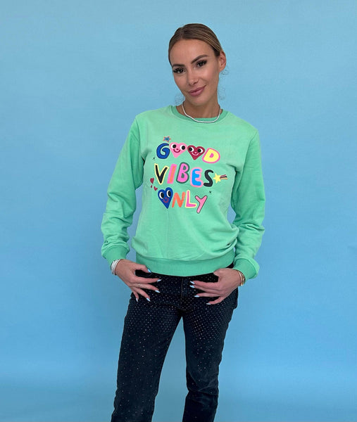 Good vibes best sale only sweater