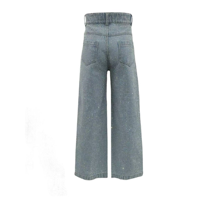 Lola + The Boys Women's Sparkle Crystal Denim Jeans