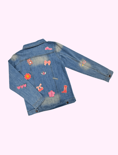 Women's Customizable Patch Denim Jacket | Lola and the Boys Women's Customizable Patch Denim Jacket | Lola and the Boys