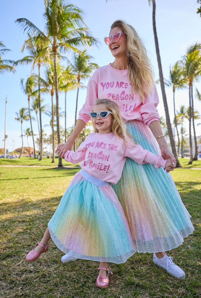 exclude-new-arriv You are the reason I smile Sweatshirt